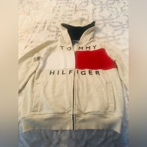 NWOT Tommy Hilfiger Jacket with Hoodie Size L (16/18)